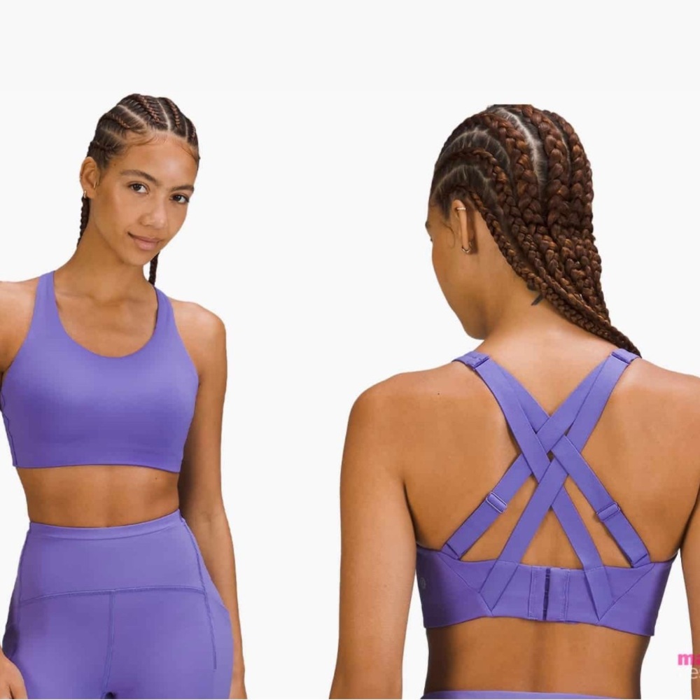 Lululemon Energy high support bra purple